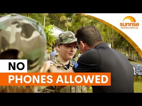 Military boot camp transforms tech-addicted teens | Sunrise