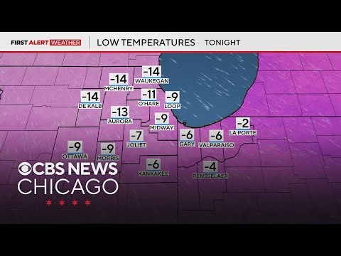 Tracking dangerously cold temperatures headed toward Chicago | Full Newscasts