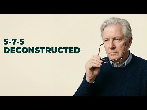 What Defines A Traditional Haiku's 5-7-5 Pattern?