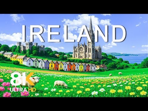 Dreamy Ireland 8K | Ghibli Piano, Cliffs of Moher, Ring of Kerry & Dingle Peninsula