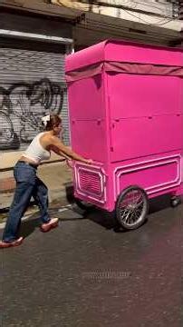 Put the roti cart away after closing the shop. - Thai Street Food #shorts