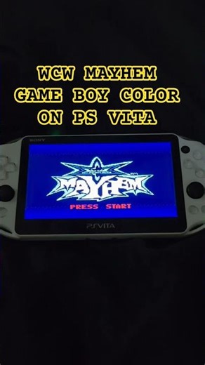 WCW MAYHEM GAME BOY COLOR ON PS VITA