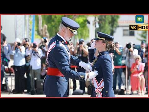 WATCH: SPAIN'S PRINCESS LEONOR COMPLETE  Military Graduation Ceremony | World News | Europe News