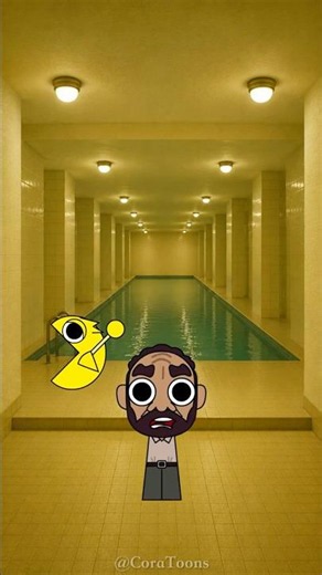 Clark Pacmans Backroom Escape | Sprunki OC#backroom #backrooms