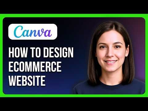 How To Design Free Ecommerce Website Using Canva Website Builder