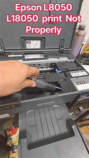 Epson L8050 L18050 Print Not Properly #epson #services #printersupportsoftware