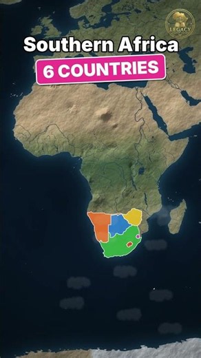 Can you name all 6 countries in Southern Africa? #SouthernAfrica #GeographyQuiz