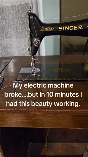 Rediscovering the Joy of Sewing with a Treadle Machine