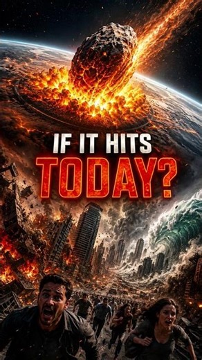 If The 66 Million Year Old Asteroid Hits Earth Today ☄️😨