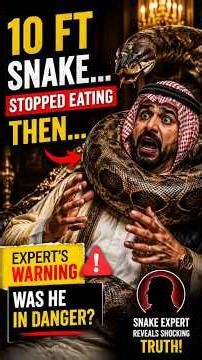 😱 Saudi Sheikh Almost Swallowed by His 10-Foot Python! True Story #englishstory #charactermatters