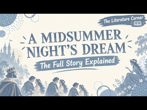 A Midsummer Night's Dream Explained | Full Story in Simple Terms (MA/BA English)