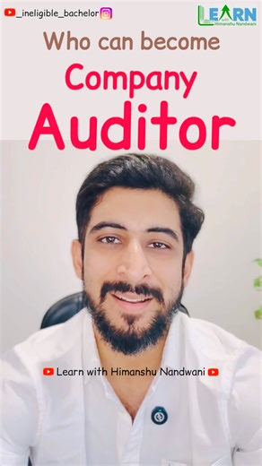 Qualification of Company Auditor | Company Audit - Video 1 | BCom & CA Students | Himanshu Nandwani