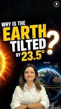 Why Earth Is Tilted 23.5°? #shorts