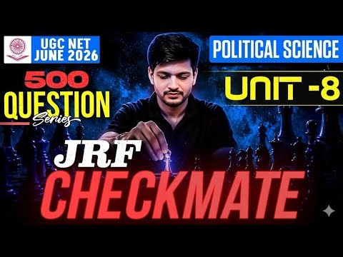 UGC NET Political Science Unit 8 | UGC NET Political Science 500 Questions By Puneet Sir
