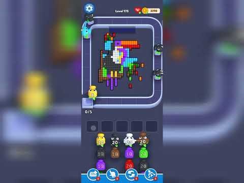 Color Blast Block Shooter level 175 gameplay walkthrough solution