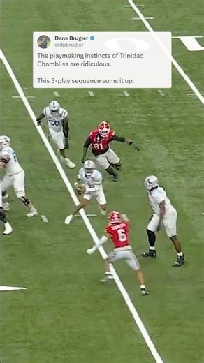 Trinidad was making video game plays 🤯