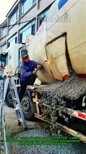 Emergency Fix for Broken Mixer Truck #ConstructionWork #ConcreteTruck