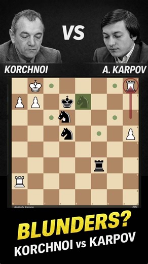 Blunders by Grandmasters: Korchnoi - Karpov 1978