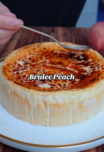 Roasted Peach Cheesecake Recipe (6-inch)
