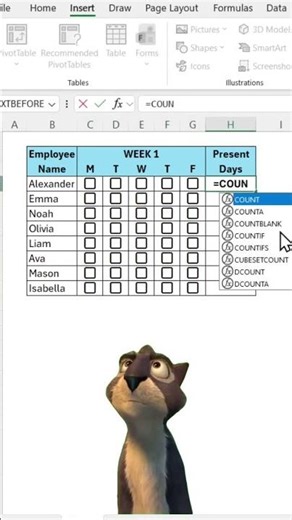 Create An Attendance Tracker In Excel