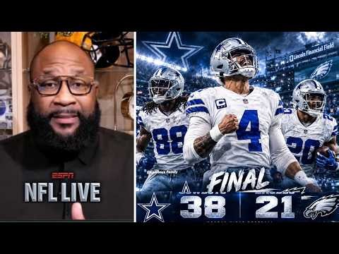 NFL LIVE | Dak Prescott just beat suck Eagles - Swagu message Cowboys fans after 38-21 Week 7 win