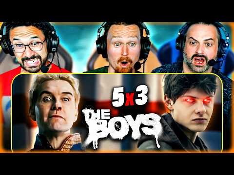 THE BOYS Season 5 Episode 3 REACTION – SHOCKED BY WHAT HOMELANDER DID TO (SPOILER) - REVIEW