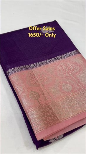 Offer Sales MGS-06 || Mango Silk Saree’s ||Avl@1650#8499933390 @Varalaxmi Silks-36 Lpt Hyd #saree