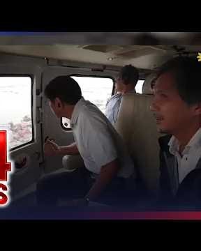PBBM, nag-aerial inspection sa lawak ng baha sa Bulacan at Pampanga; binisita... | 24 Oras