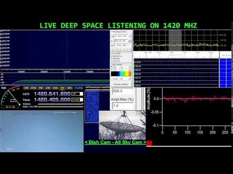 LIVE DEEP SPACE LISTENING ON 1420 MHZ
