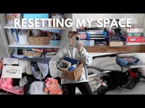 decluttering & organizing my home before the new year 📦 (a 2-hour home reset)