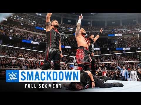 FULL SEGMENT: Solo Sikoa's Bloodline brutalize Roman Reigns: SmackDown, Aug. 16, 2024