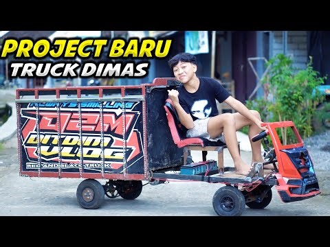DIMAS' RED TRUCK IS LIKE THIS??😱 DIMAS TAKES ADVANTAGE OF WHAT CAN BE INSTALLED ON HIS NEW CHASSIS..