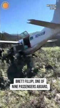 Passenger video shows plane’s crash landing in Alaska #shorts