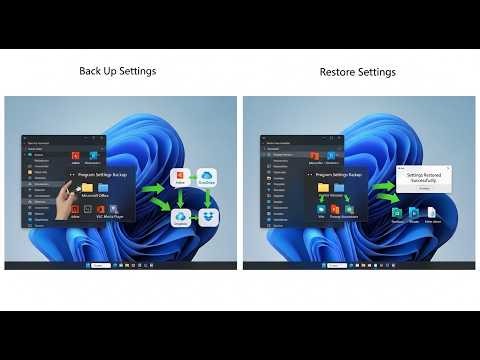 How to Back Up and Restore Settings for Programs in Windows