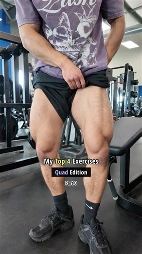 My Top 4 QUAD Exercises | Save and Try 🔥
