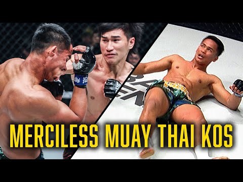 NO MERCY 😤👊 ONE's Most RUTHLESS Muay Thai KOs | Tawanchai, Nabil Anane, and More!