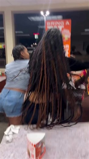 I'm glad this late night fast food restaurant fight is unique compared to the norm