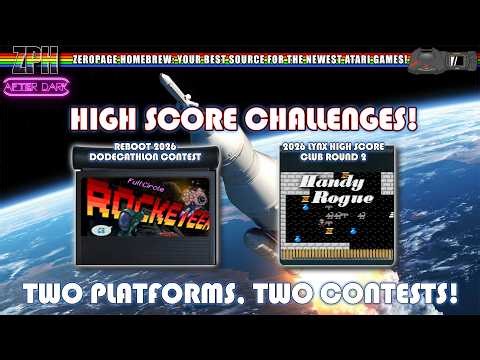 High Score Challenge! Full Circle: Rocketeer (Atari Jaguar) and Handy Rogue (Atari Lynx)!