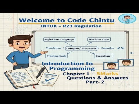 JNTUK R23 C Programming UNIT 1 Part 2 Programming Languages & Translators 5 Marks Q&A Telugu