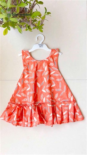 Beautiful Baby Frock Cutting and Stitching Tutorial | Easy Baby Dress Making Step by Step