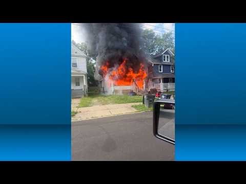 9 displaced, including 7 children, after Akron fire spreads to neighboring home