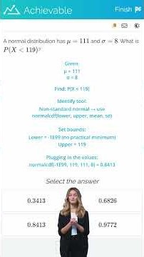 AP Statistics - Normal calculation with a TI-84 calculator