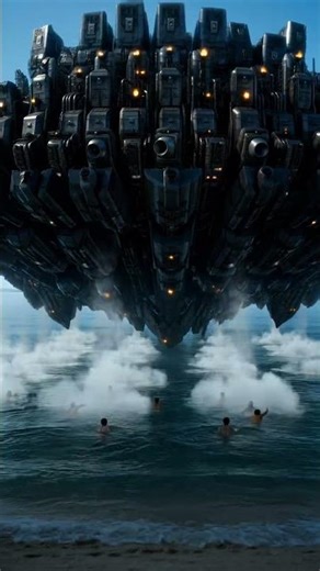 Giant UFO Appears Over Beach – Alien Invasion 2026 #UFO #AlienInvasion #UFO2026 #Megalophobia