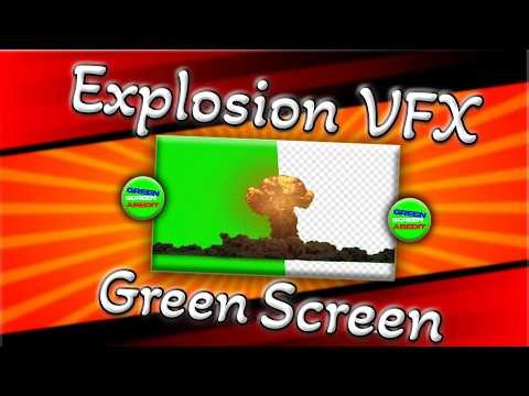 15 Unique Chroma Key Explosion with SFX Greenscreen explosion
