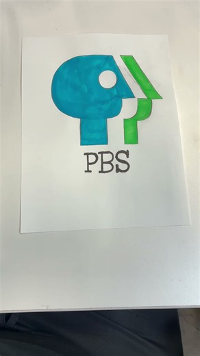 PBS 1996 Logo with Colorful Markers