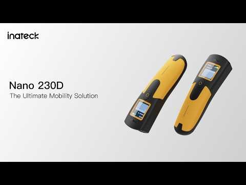 (EN) Inateck Nano 230D 1D Wireless Barcode Scanner, Portable Bluetooth Barcode Reader