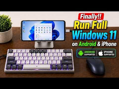 Windows 11 on Android 100% Working 2026 | Works on Android & iPhone