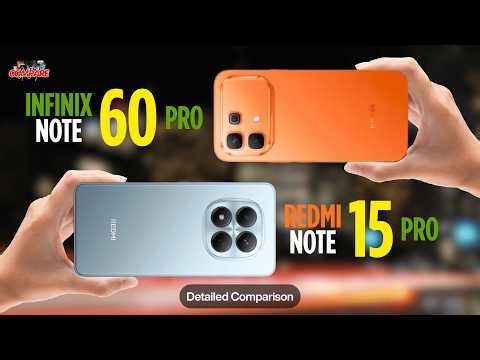 Infinix Note 60 Pro vs Redmi Note 15 Pro – Don’t Choose Wrong! 🚨 | Snapdragon vs Mediatek??