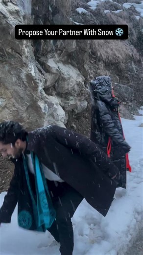 Magical Snow Proposal Ideas for Couples