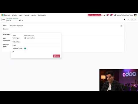 Field Service Products, Roles, & Worksheets | Odoo Planning 19.4